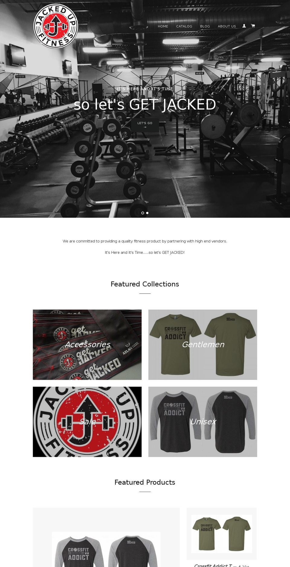 jacked-up-fitness.com shopify website screenshot