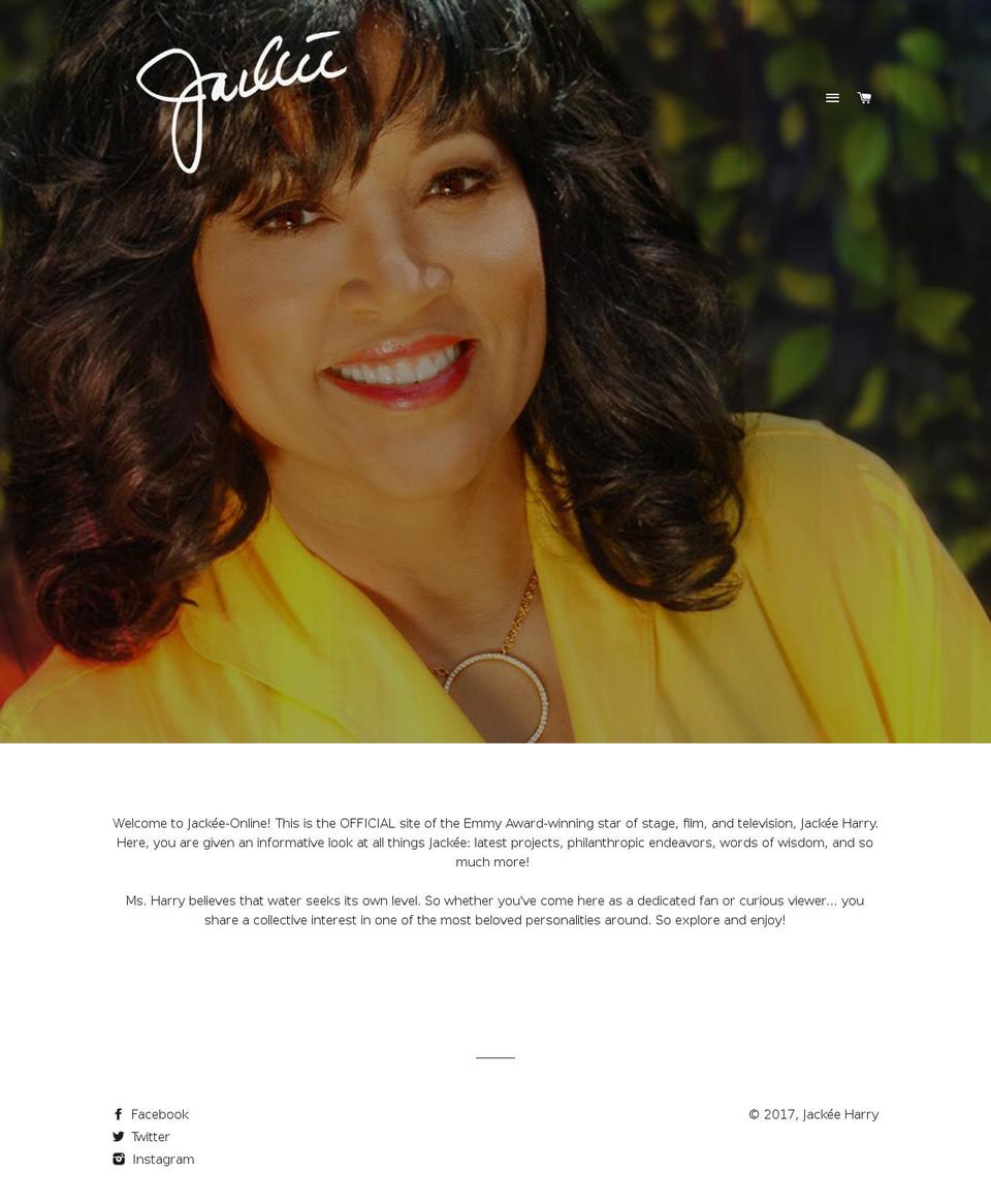 jackee-online.com shopify website screenshot