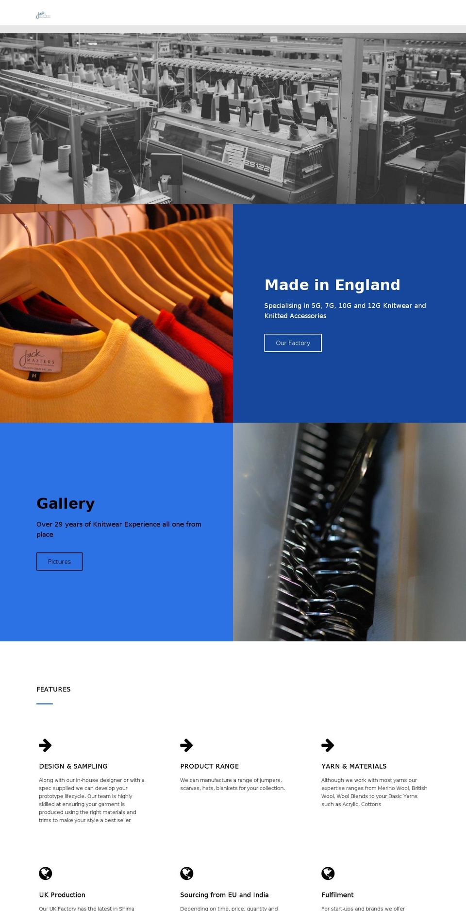 jackmasters.co.uk shopify website screenshot