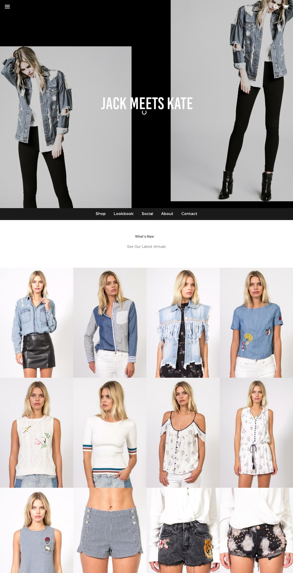 jackmeetskate.com shopify website screenshot