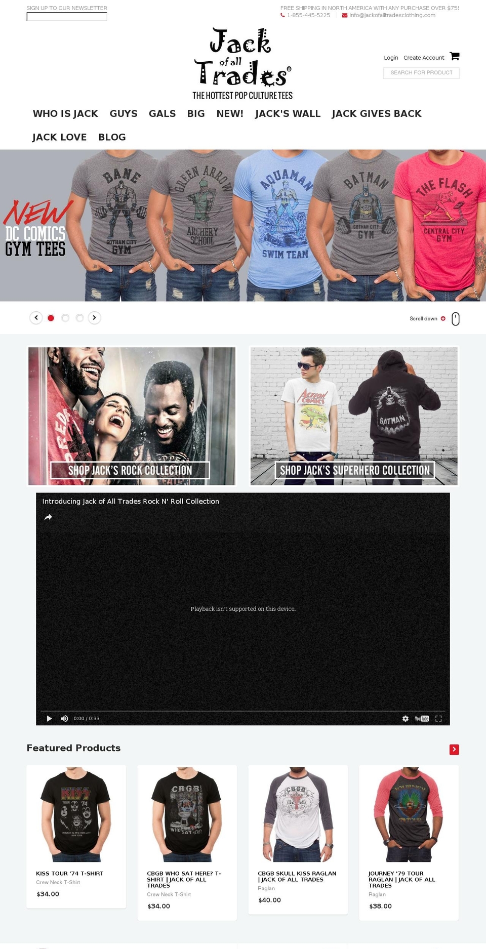 jackofalltradesclothing.ca shopify website screenshot