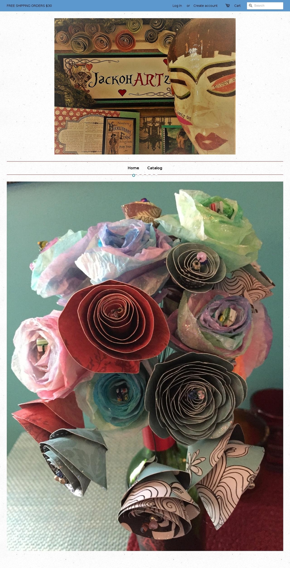 jackohartzart.com — Shopify storefront screenshot