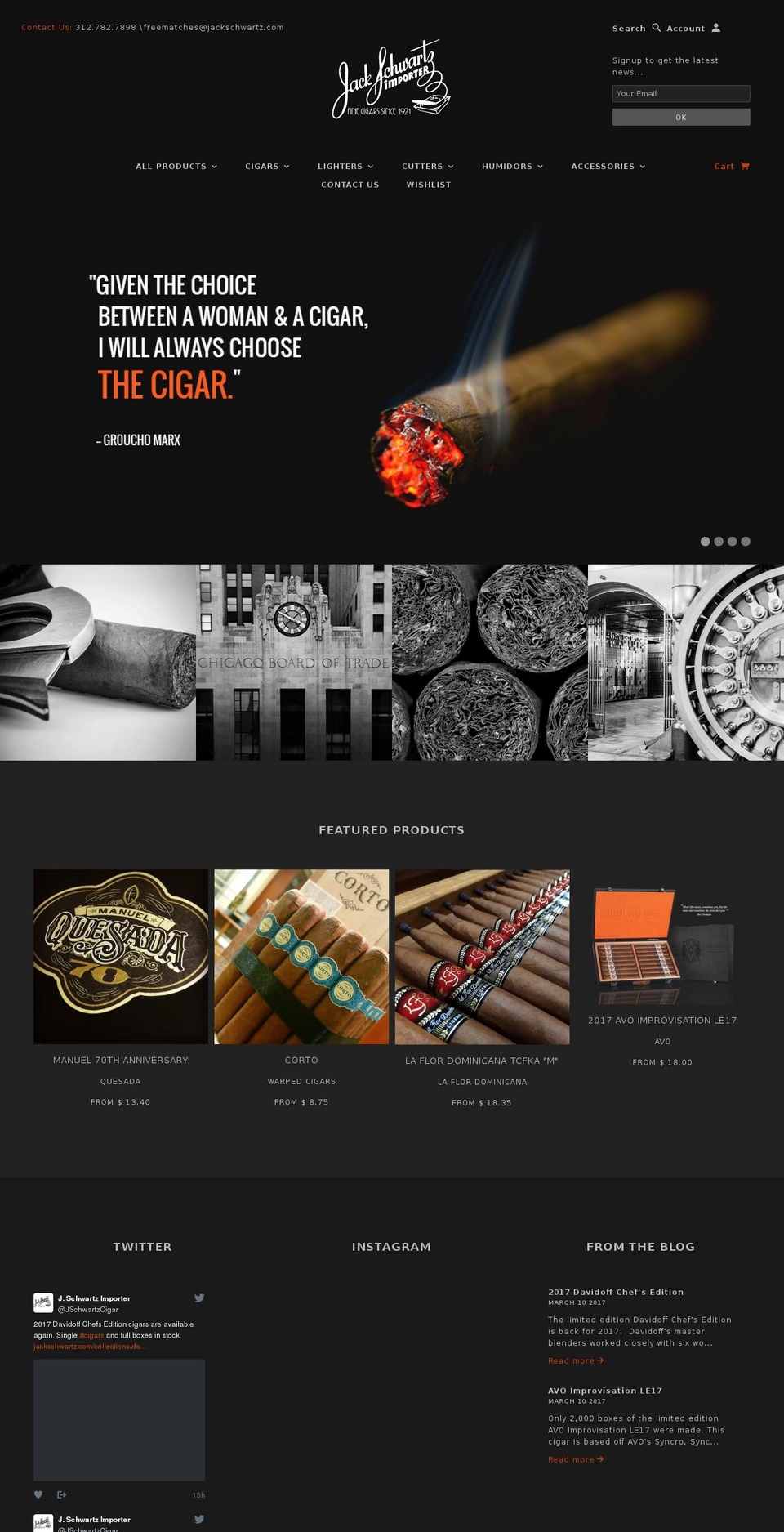 jackschwartz.com shopify website screenshot