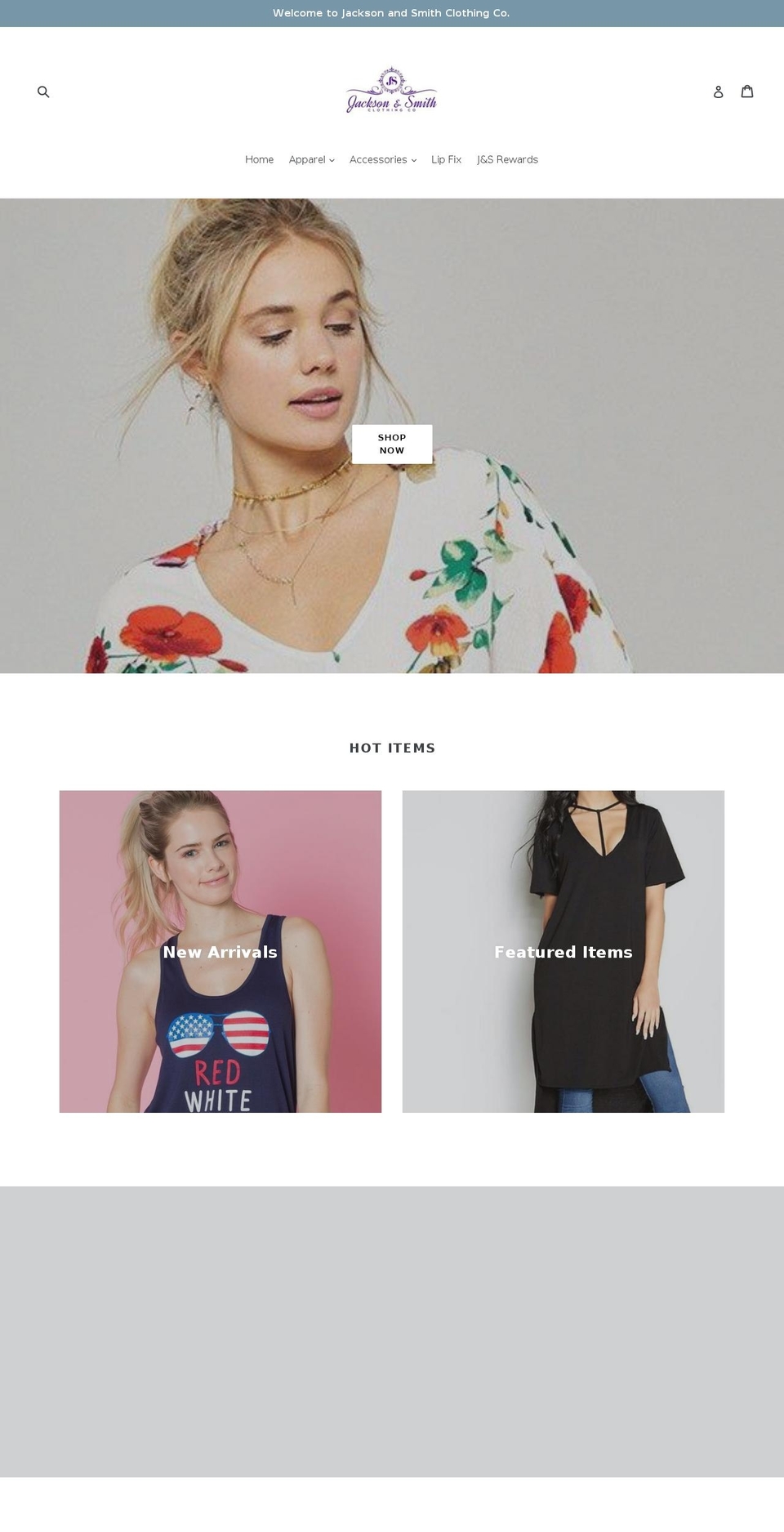 jacksonandsmithclothingco.com shopify website screenshot