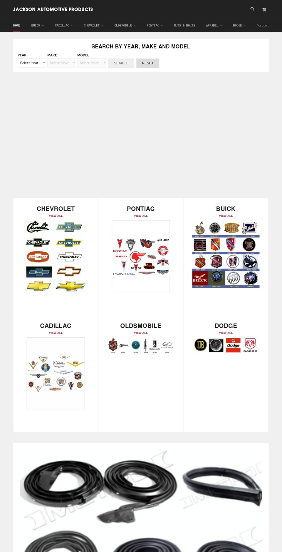 jacksonautomotiveproducts.com shopify website screenshot