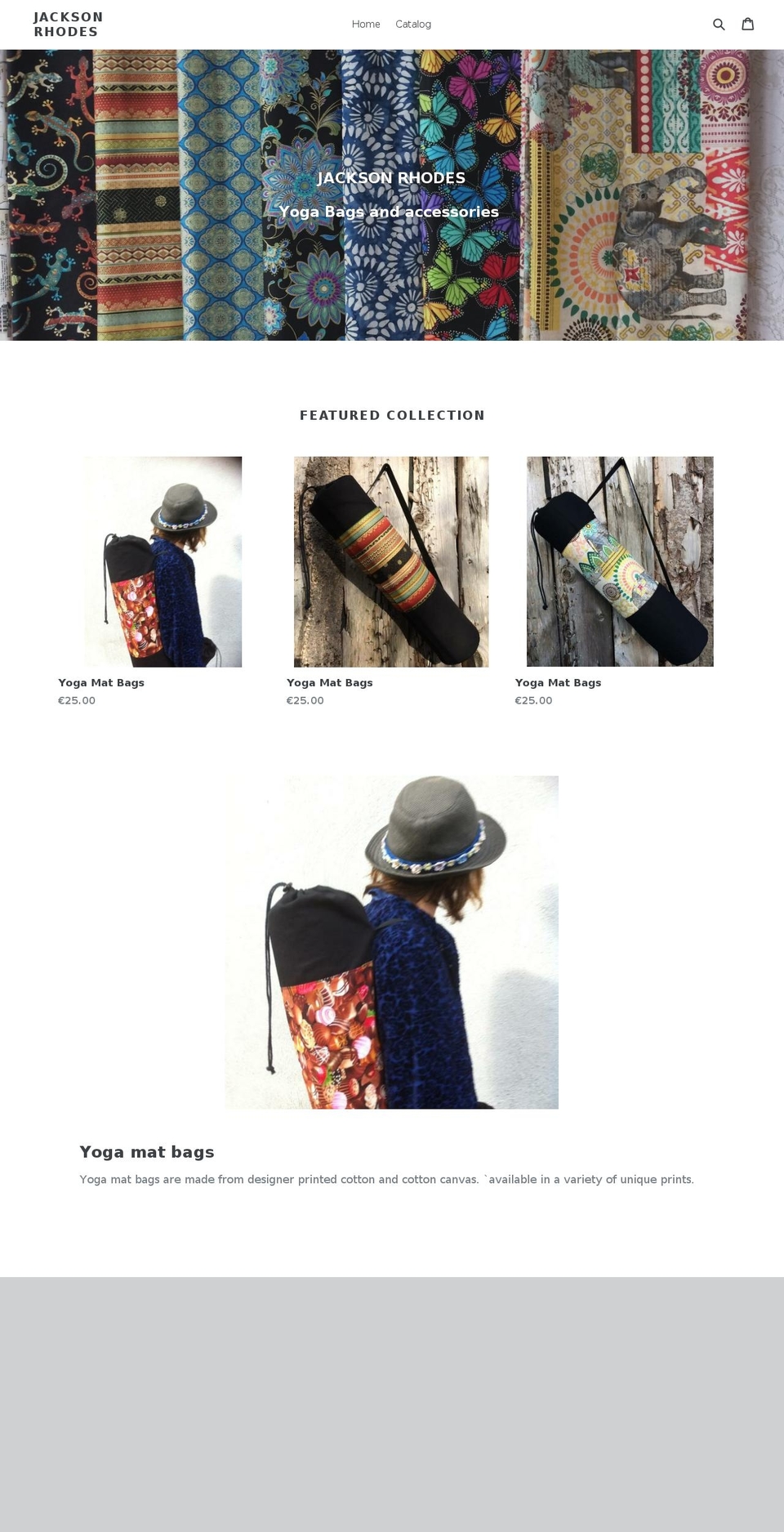 jacksonrhodesireland.com — Shopify storefront screenshot