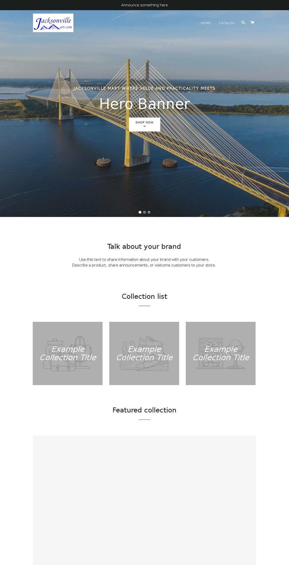 jacksonvillemart.com — Shopify storefront screenshot