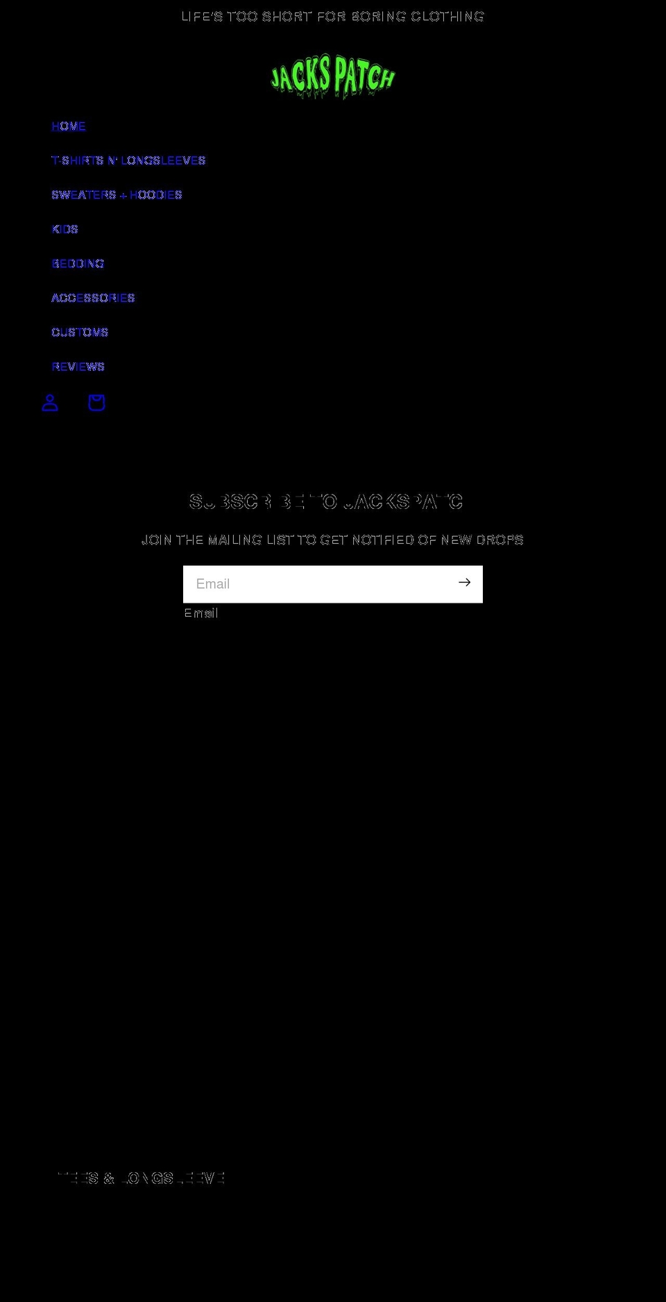 jackspatch.com shopify website screenshot