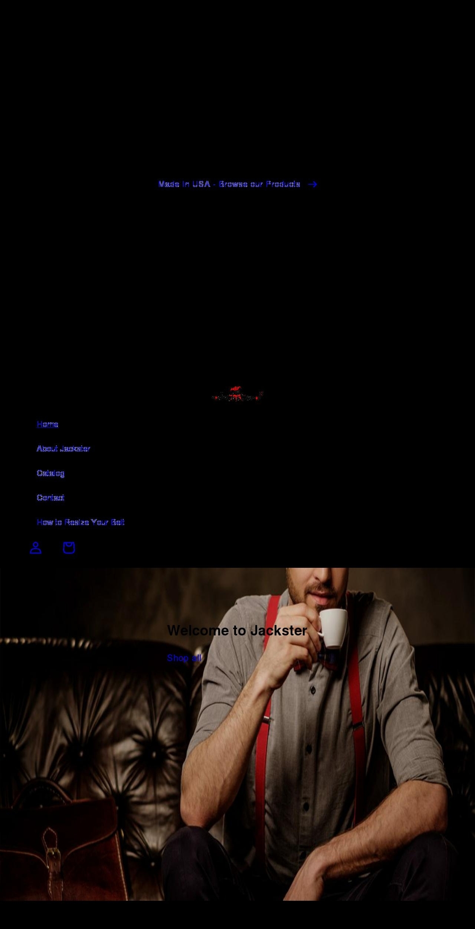 jacksterinc.com shopify website screenshot