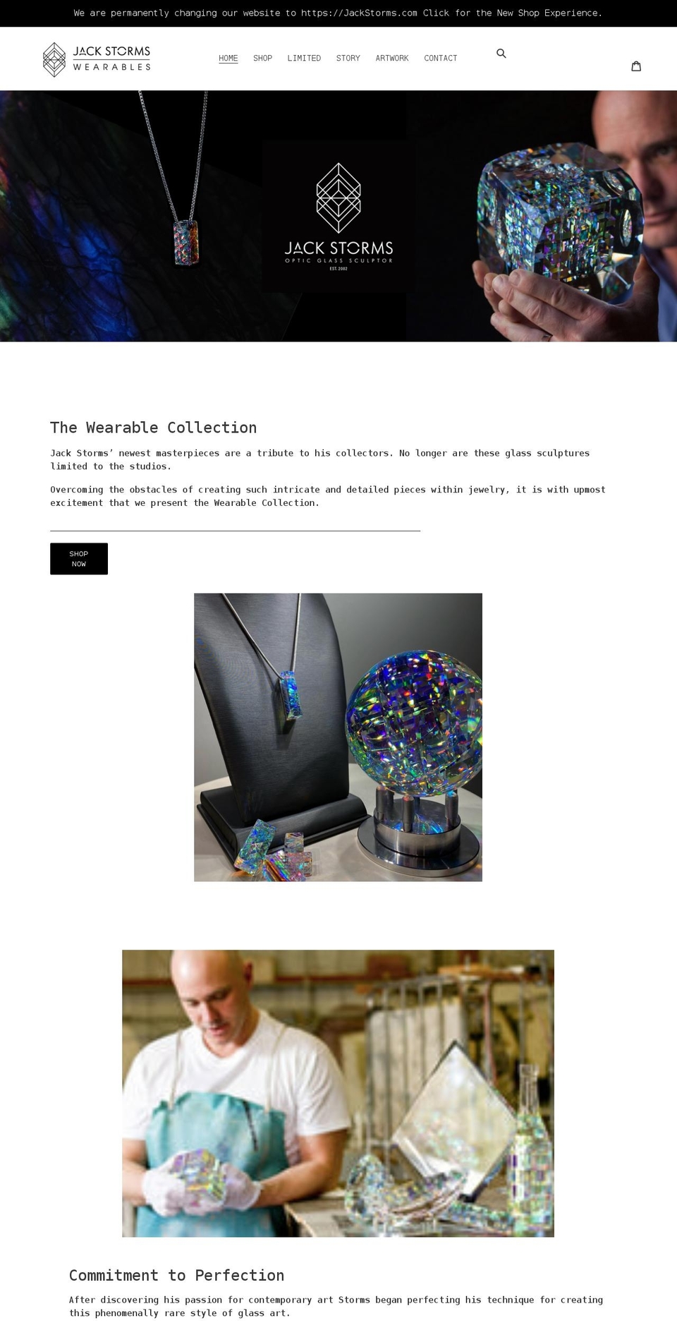 jackstormswearables.com shopify website screenshot