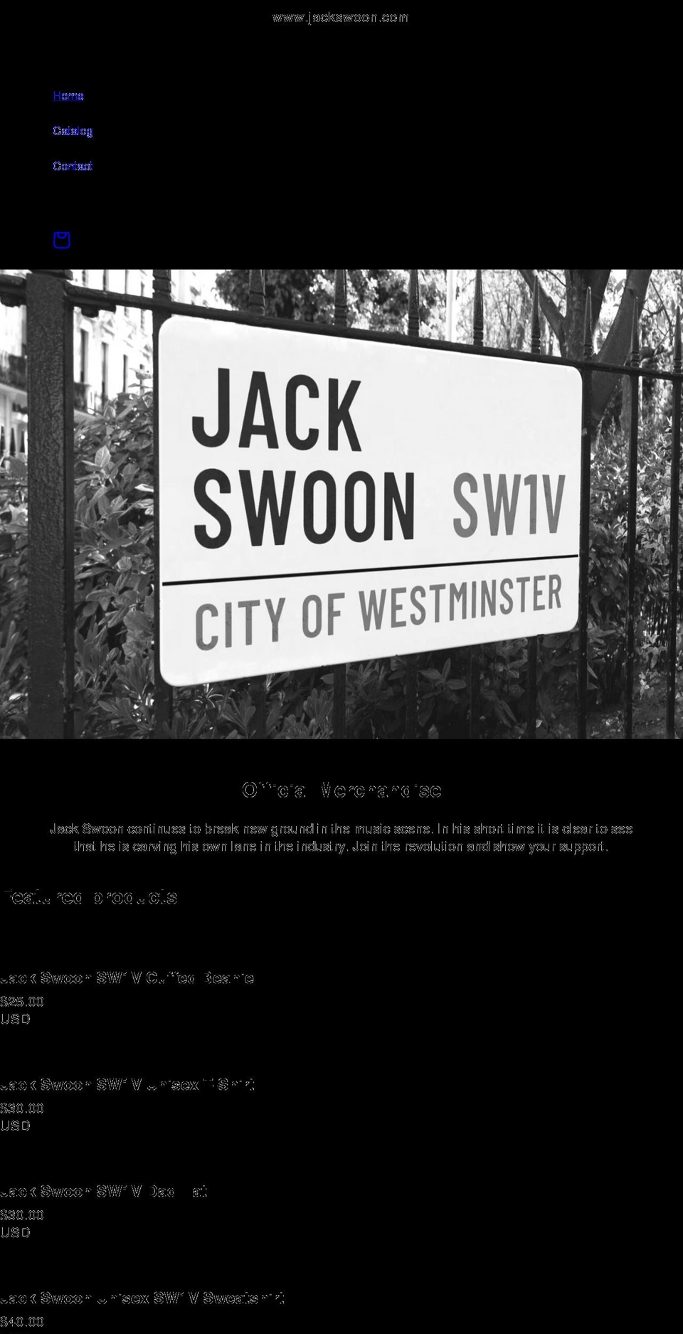 jackswoon.com shopify website screenshot