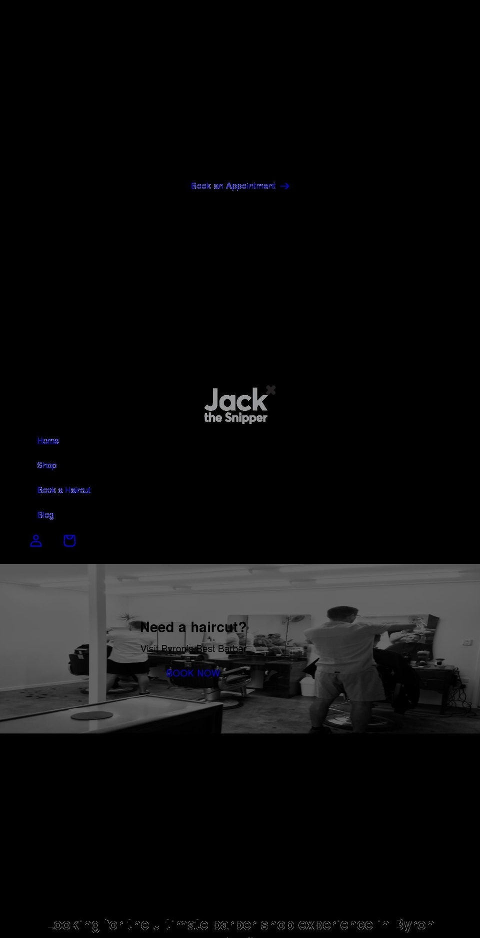 jackthesnipper.com shopify website screenshot