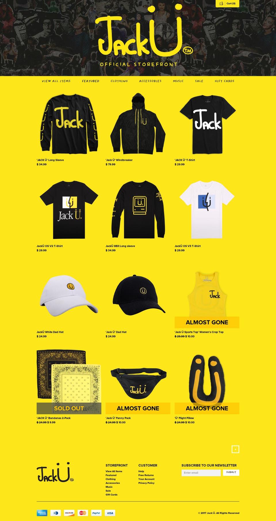 jackustuff.com shopify website screenshot