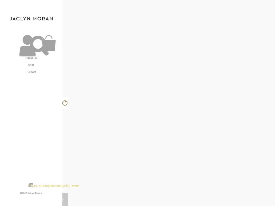 jaclynmoranjewelry.com shopify website screenshot