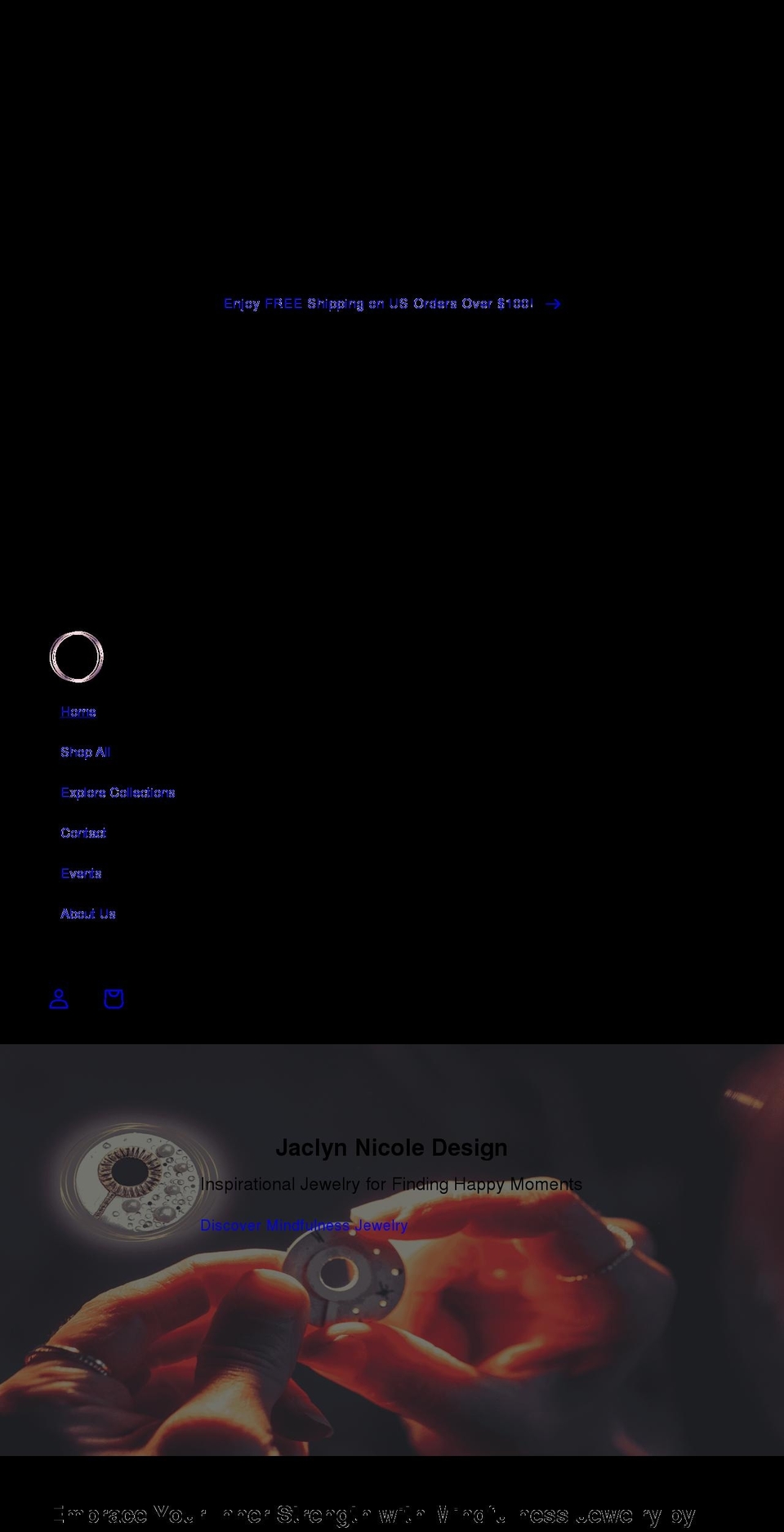 jaclynnicoledesign.com shopify website screenshot