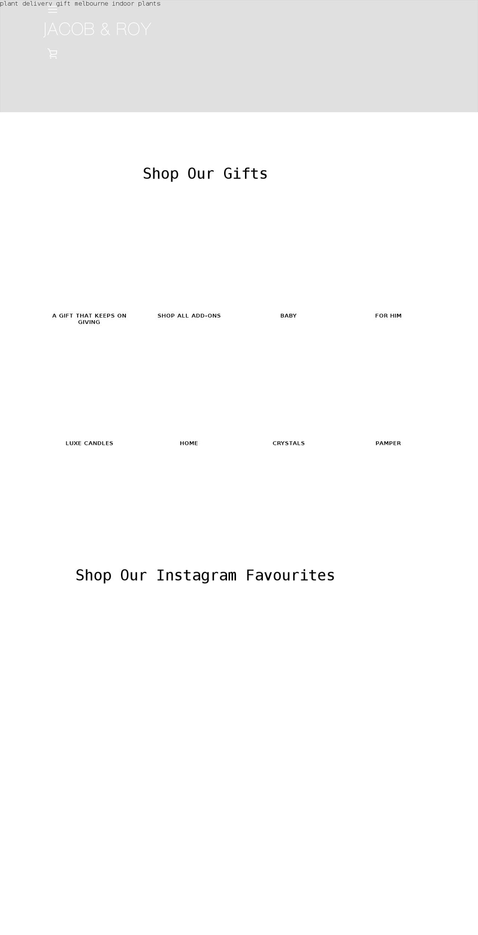 jacobandroy.com shopify website screenshot