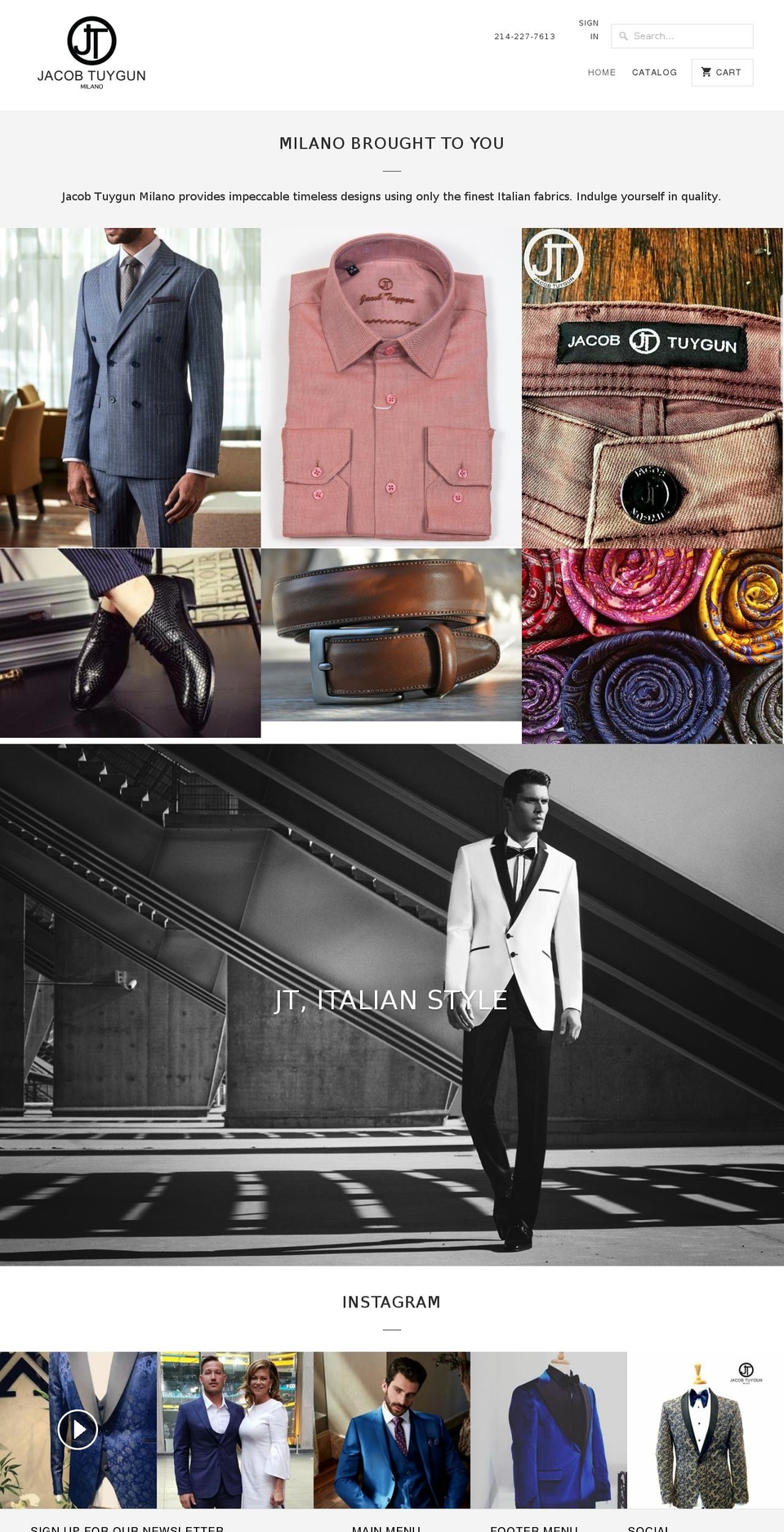 jacobtuygun.com — Shopify storefront screenshot