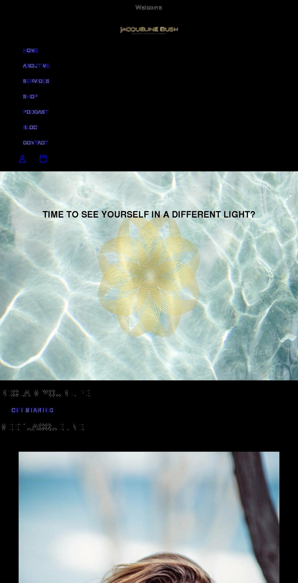 jacquelinebush.com shopify website screenshot