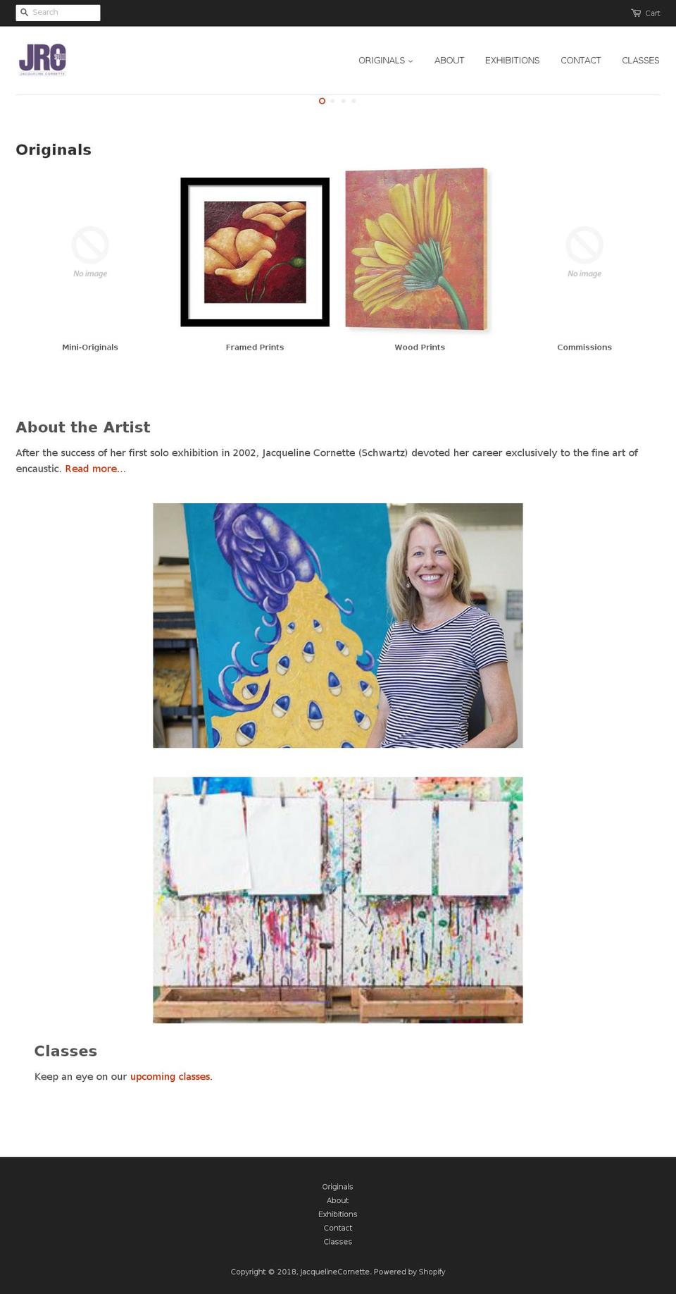 jacquelinecornette.com — Shopify storefront screenshot