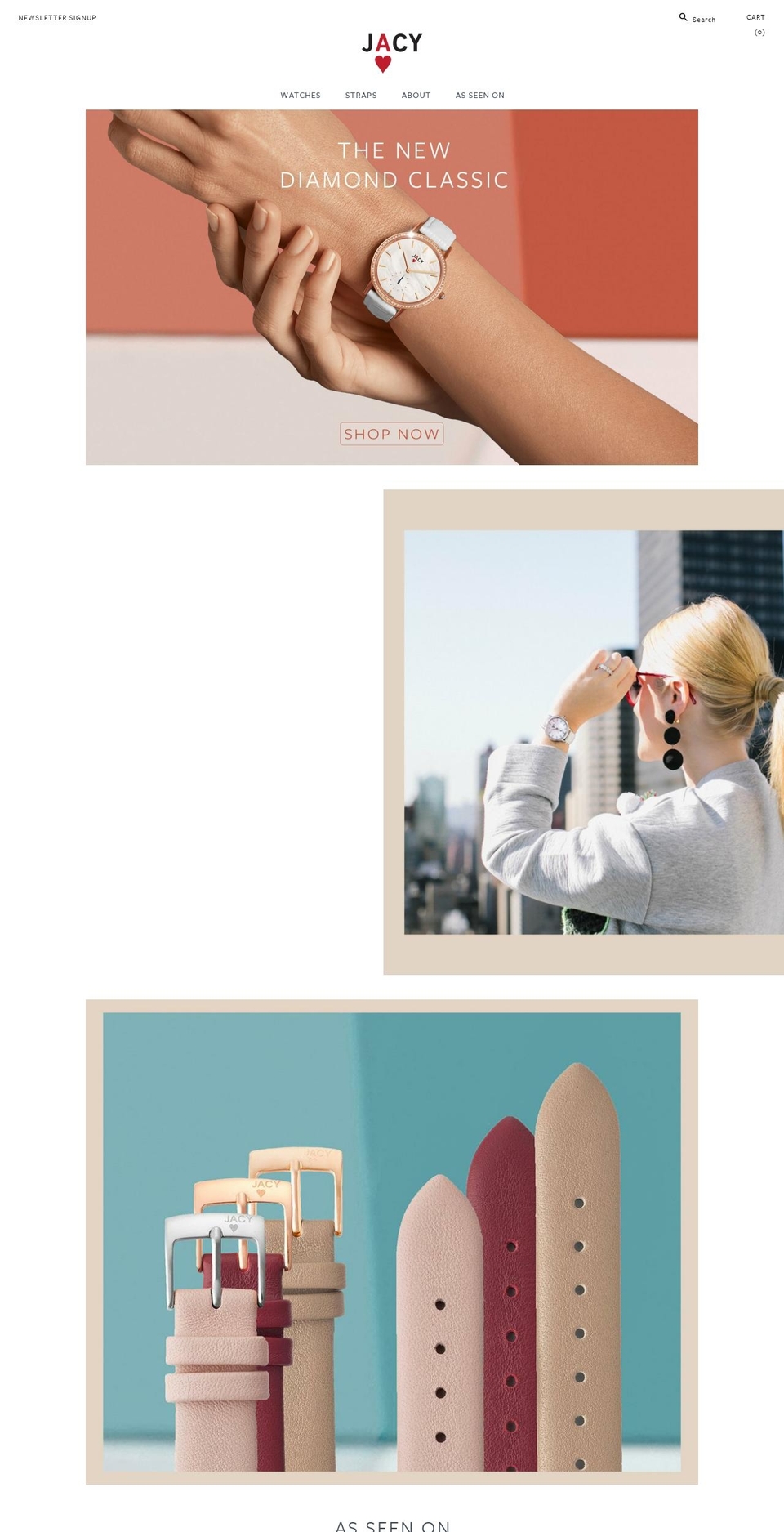 jacyofficial.com — Shopify storefront screenshot