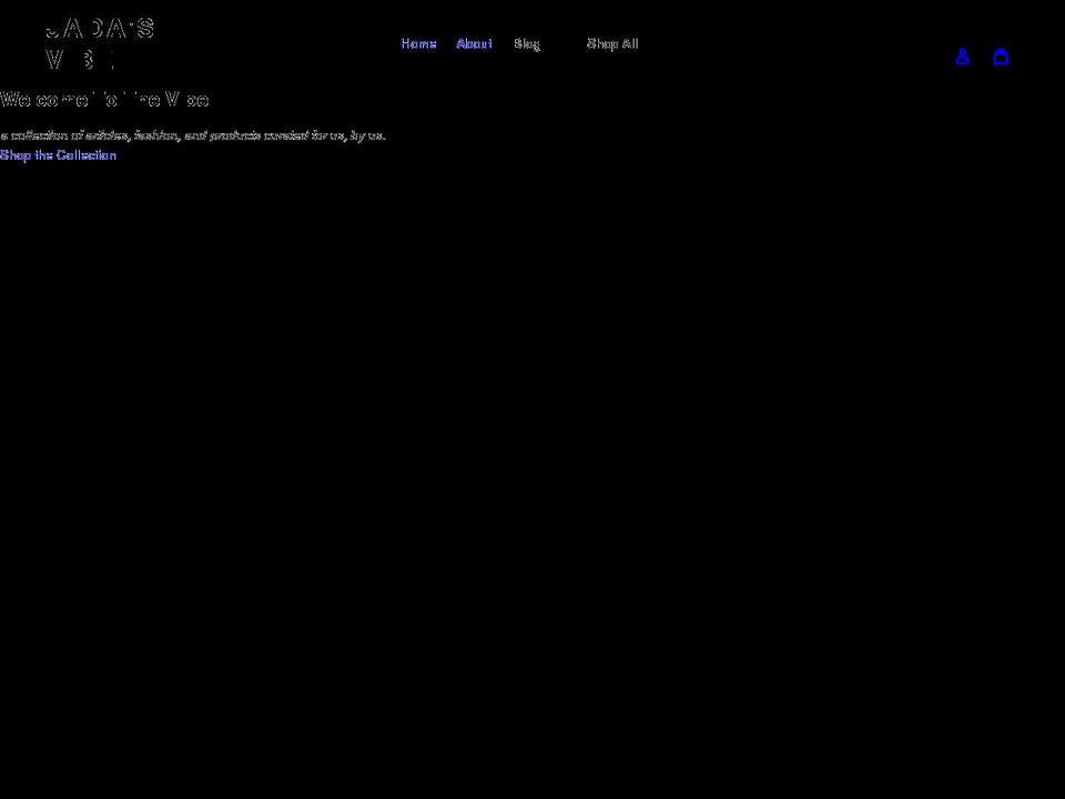 jadasvibe.com shopify website screenshot