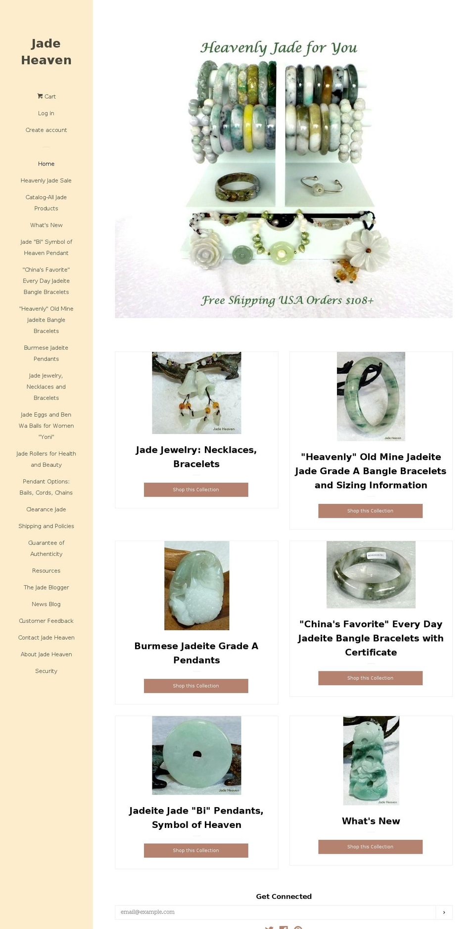 Copy of Pop Shopify theme site example jadeheaven.com