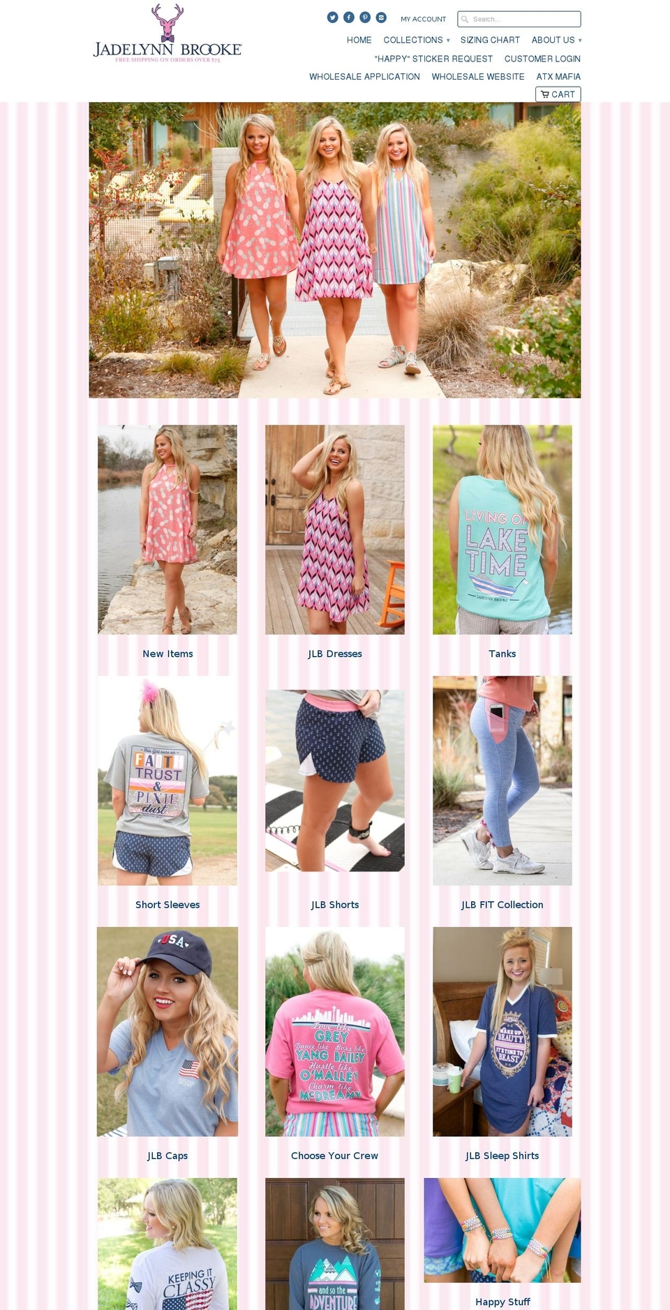 jadelynnbrooke.com shopify website screenshot