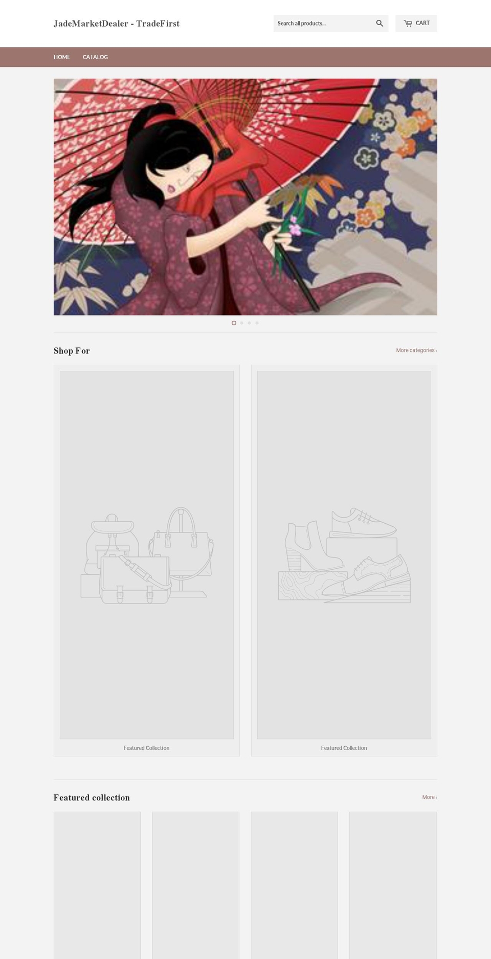 jademarketdealer.com — Shopify storefront screenshot