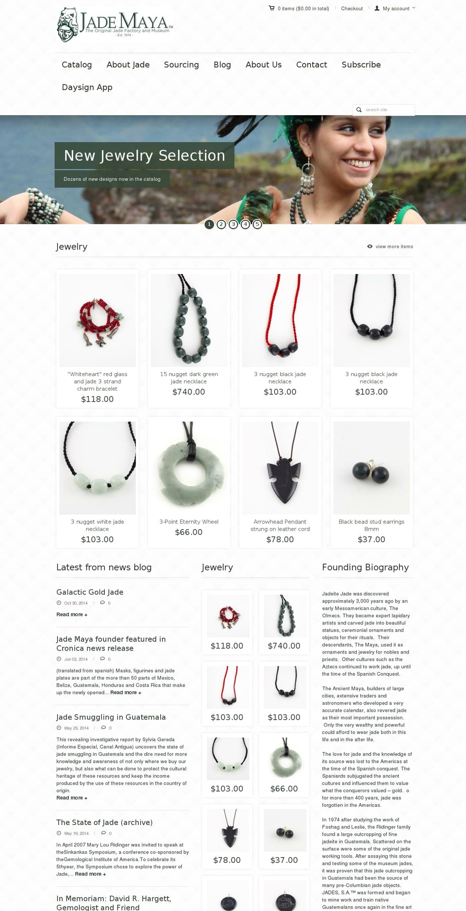 jademaya.com shopify website screenshot
