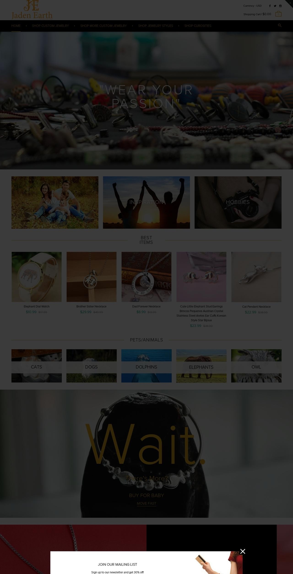 rt-material-v1-4 Shopify theme site example jadenearth.com