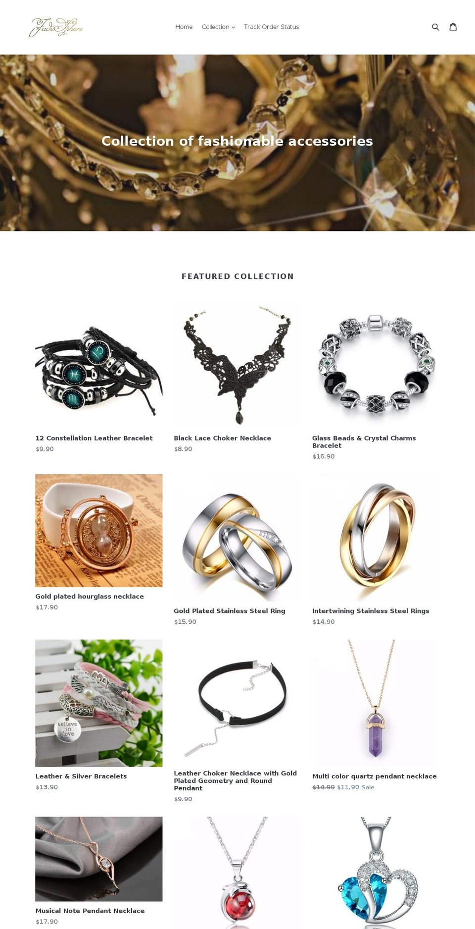 jadesphere.net shopify website screenshot