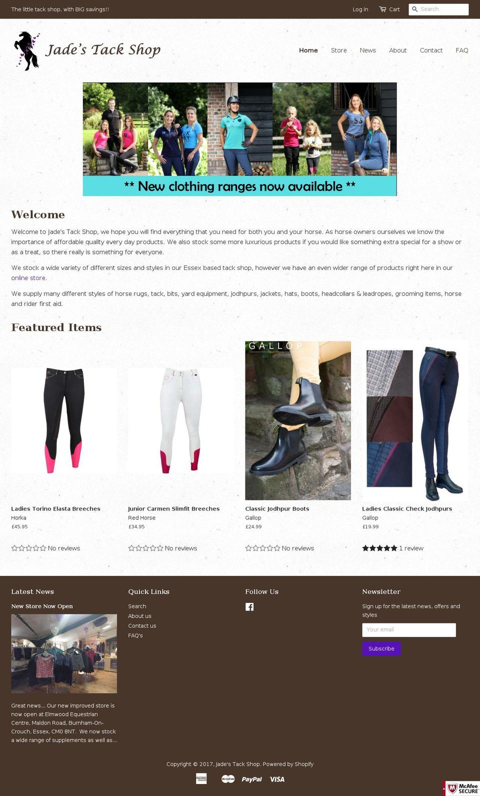 jadestackshop.com shopify website screenshot