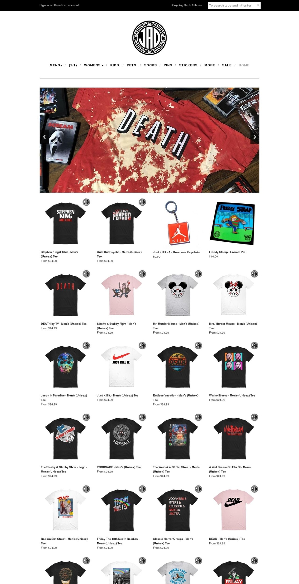 Eightythree (Jan 23rd 2018) Shopify theme site example jadisrad.com