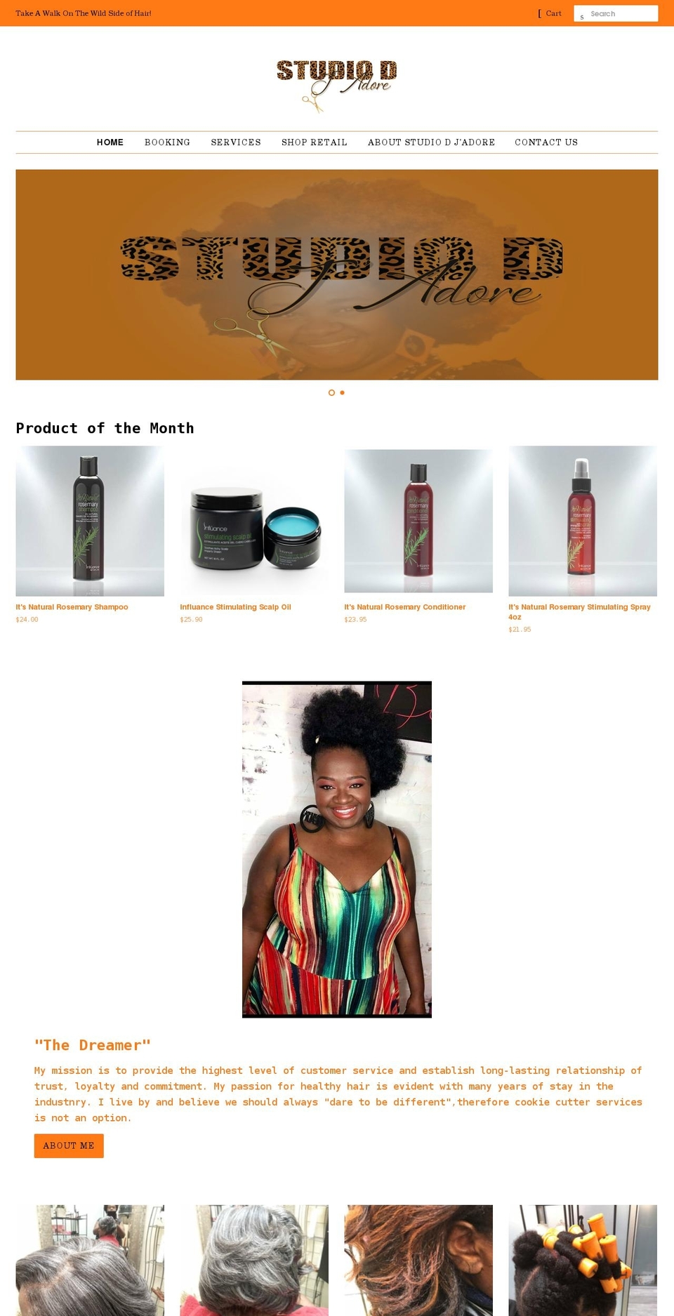 jadored.com shopify website screenshot