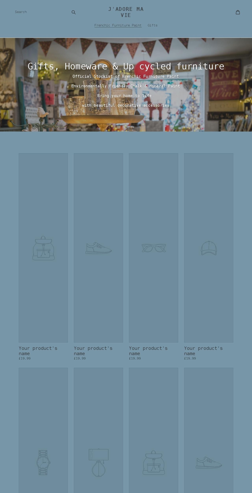 jadoremavie.com shopify website screenshot