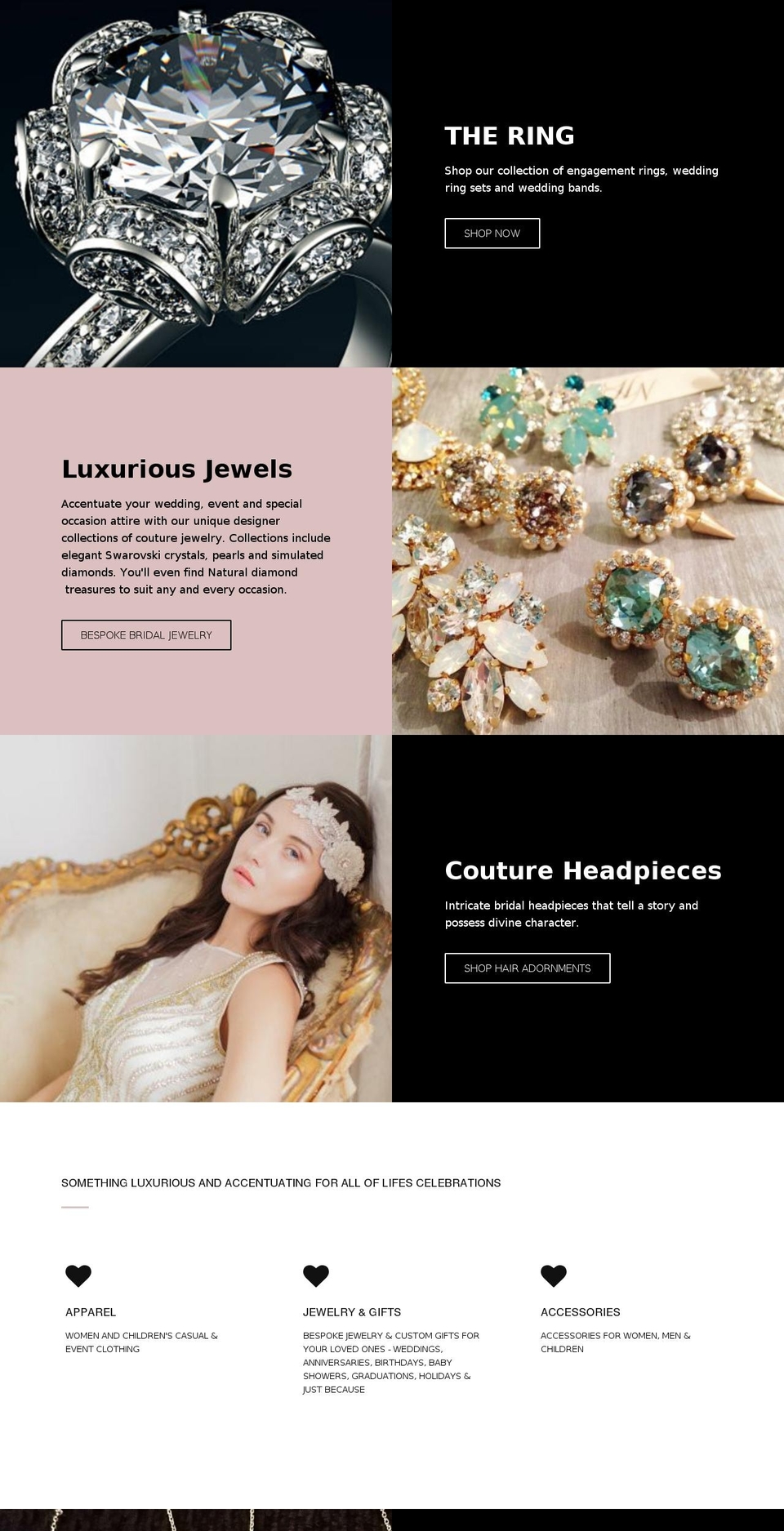 jadoremiamourcouture.com — Shopify storefront screenshot