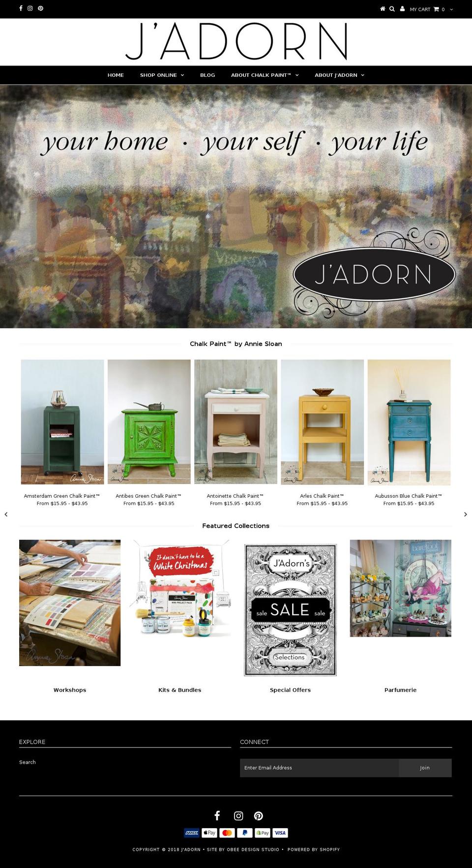 jadorn.ca shopify website screenshot