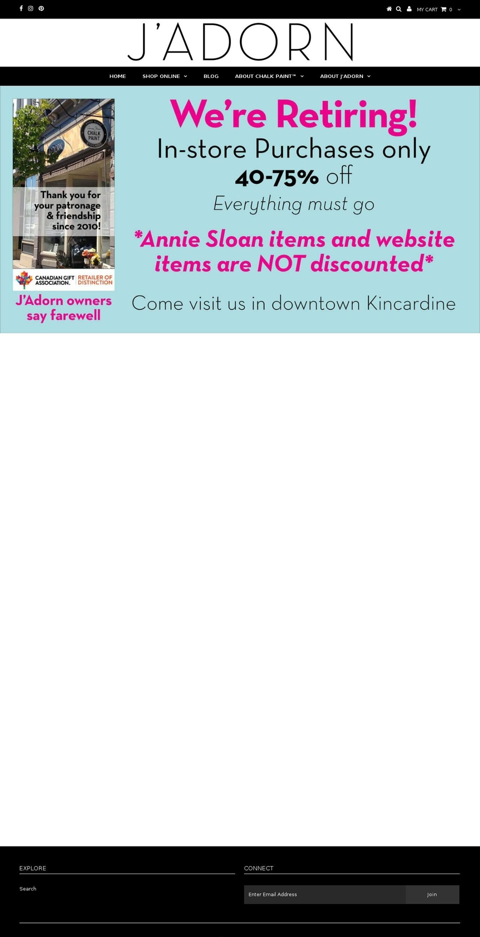 jadorngifts.com shopify website screenshot