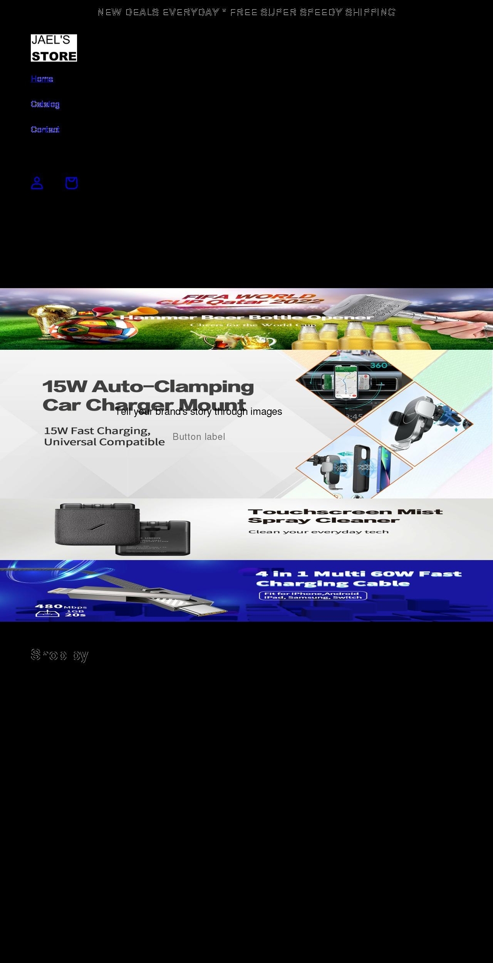 jaelstore.com shopify website screenshot