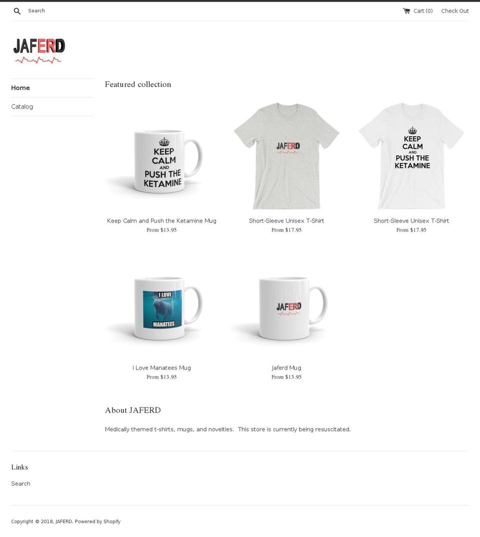 jaferd.com — Shopify storefront screenshot