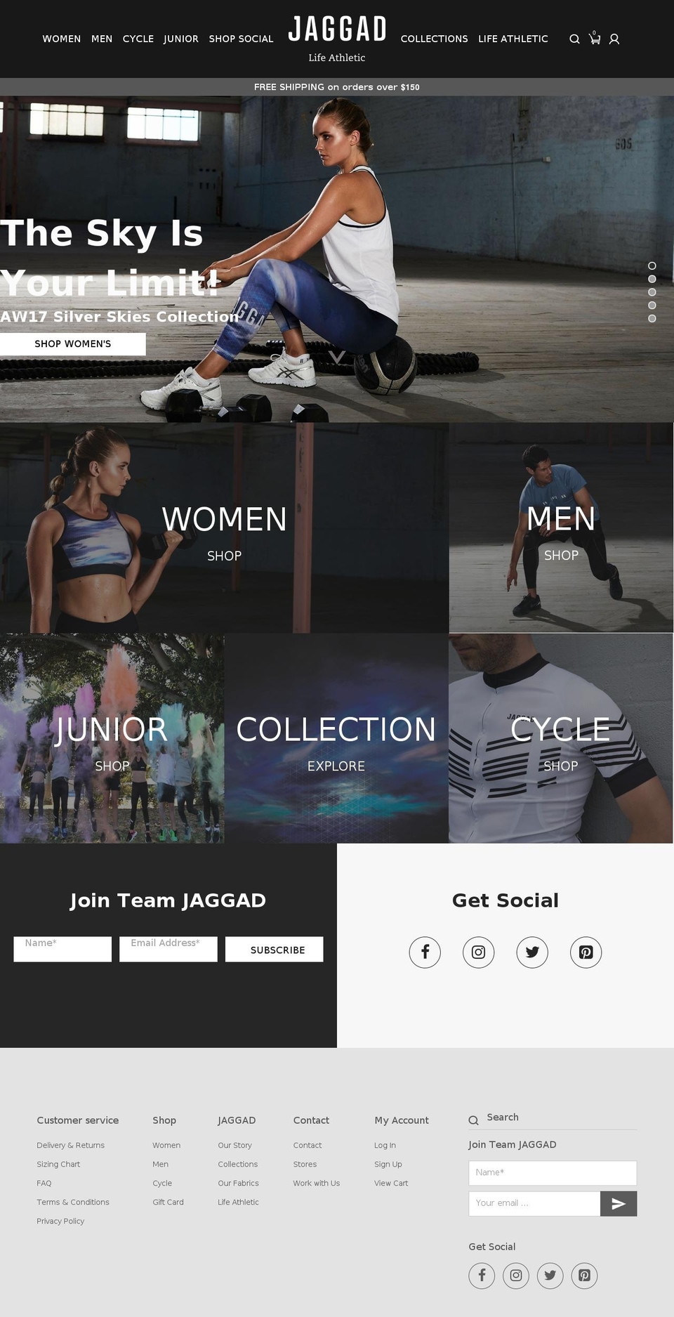 jaggad.com.au shopify website screenshot