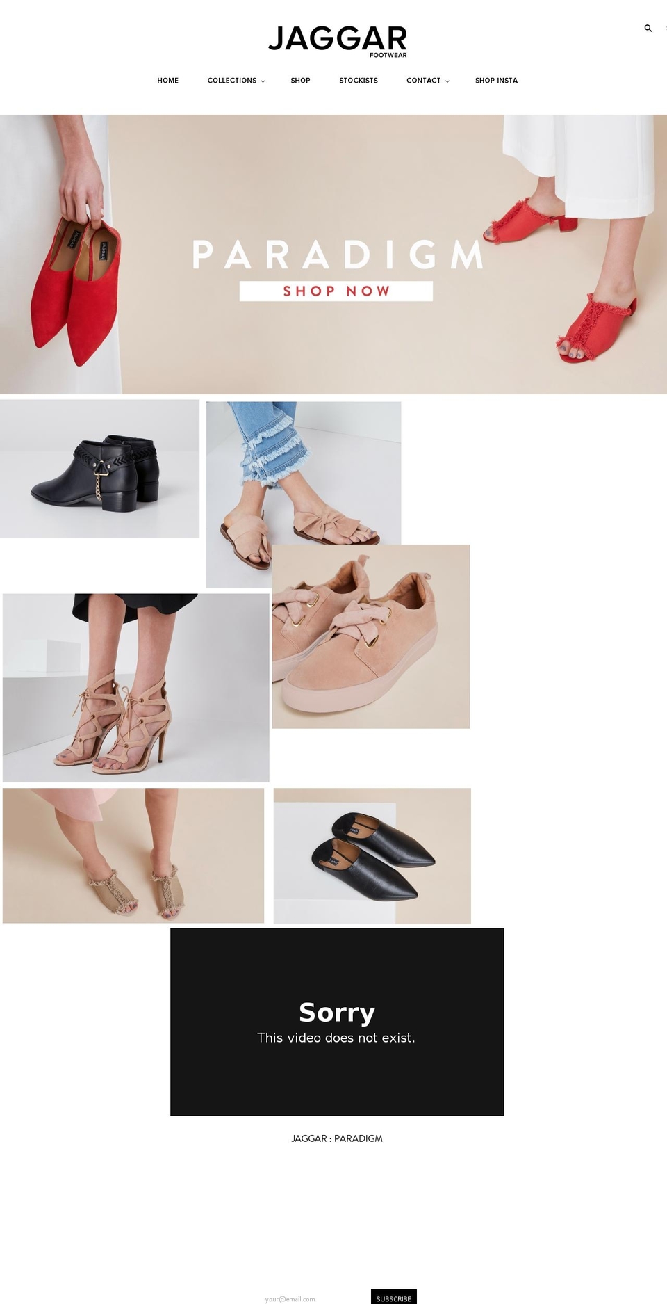 jaggarfootwear.com shopify website screenshot