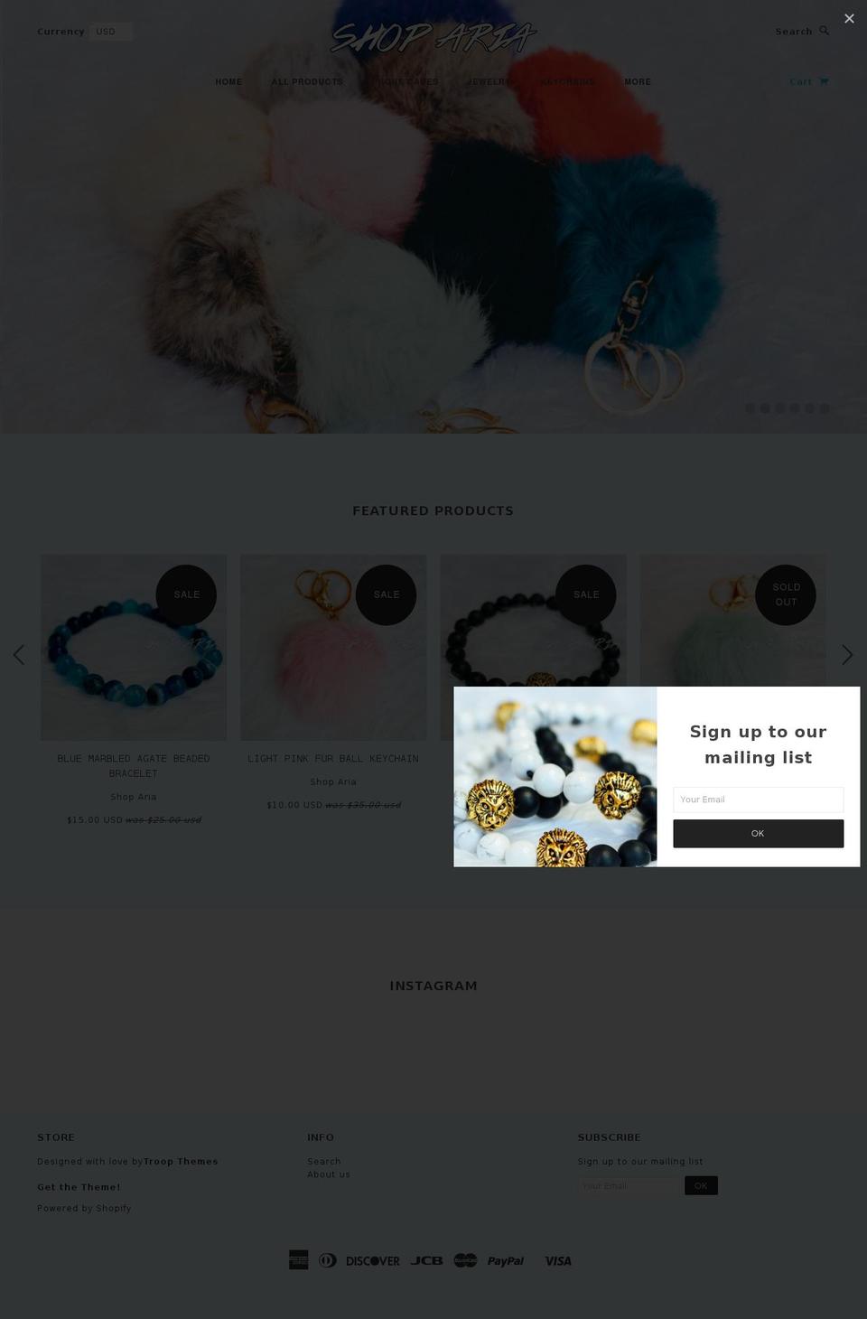 jaggedrose.com shopify website screenshot