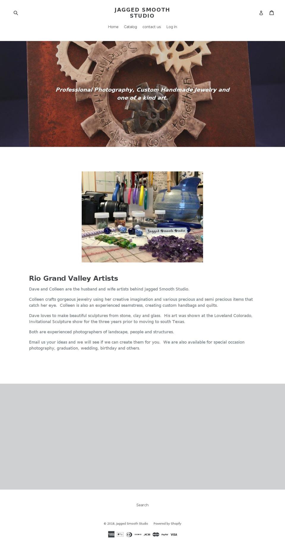 jaggedsmoothstudio.com — Shopify storefront screenshot