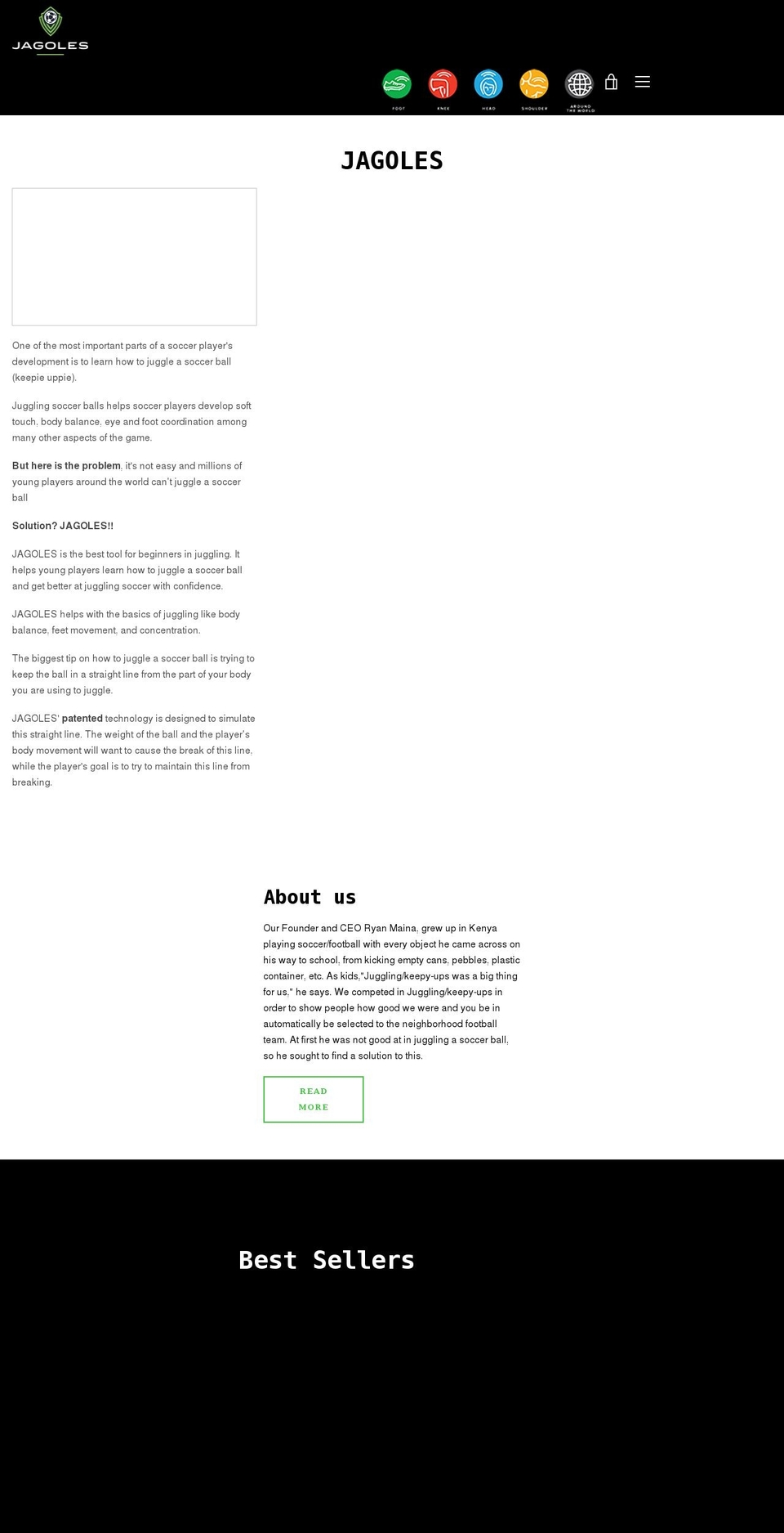 jagoles.com shopify website screenshot