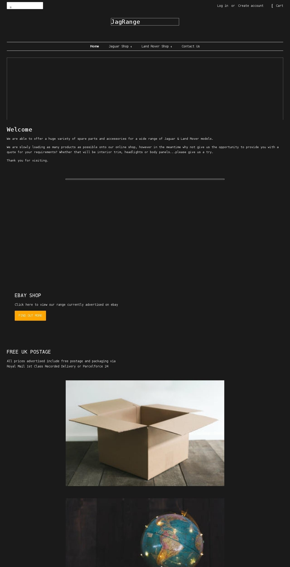 jagrange.com shopify website screenshot