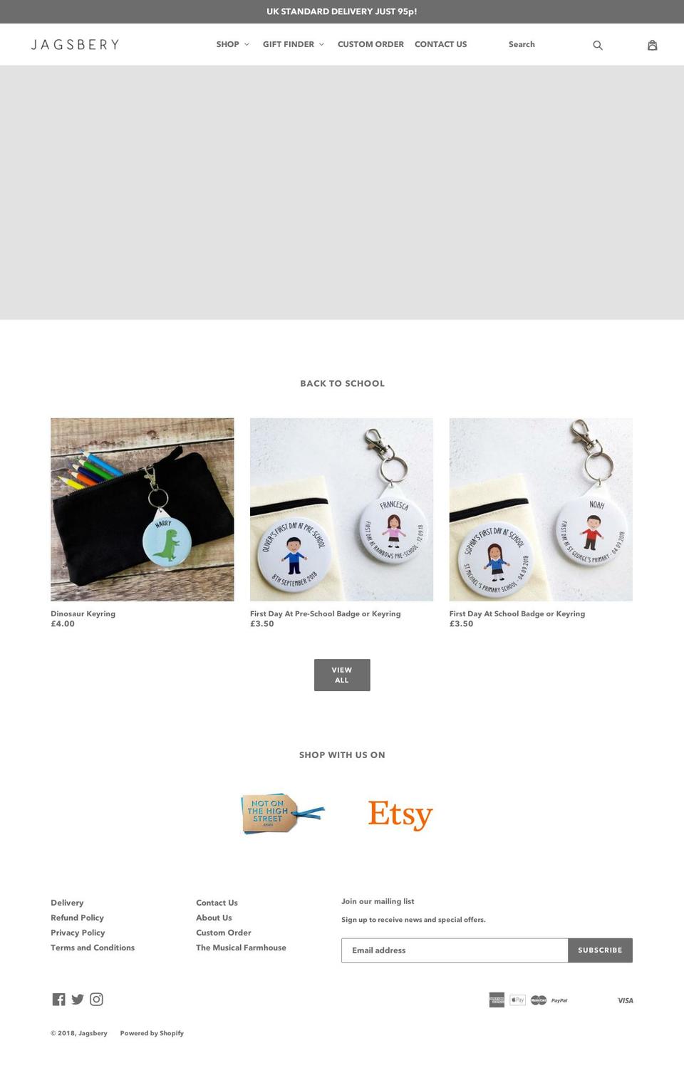 jagsbery.com — Shopify storefront screenshot