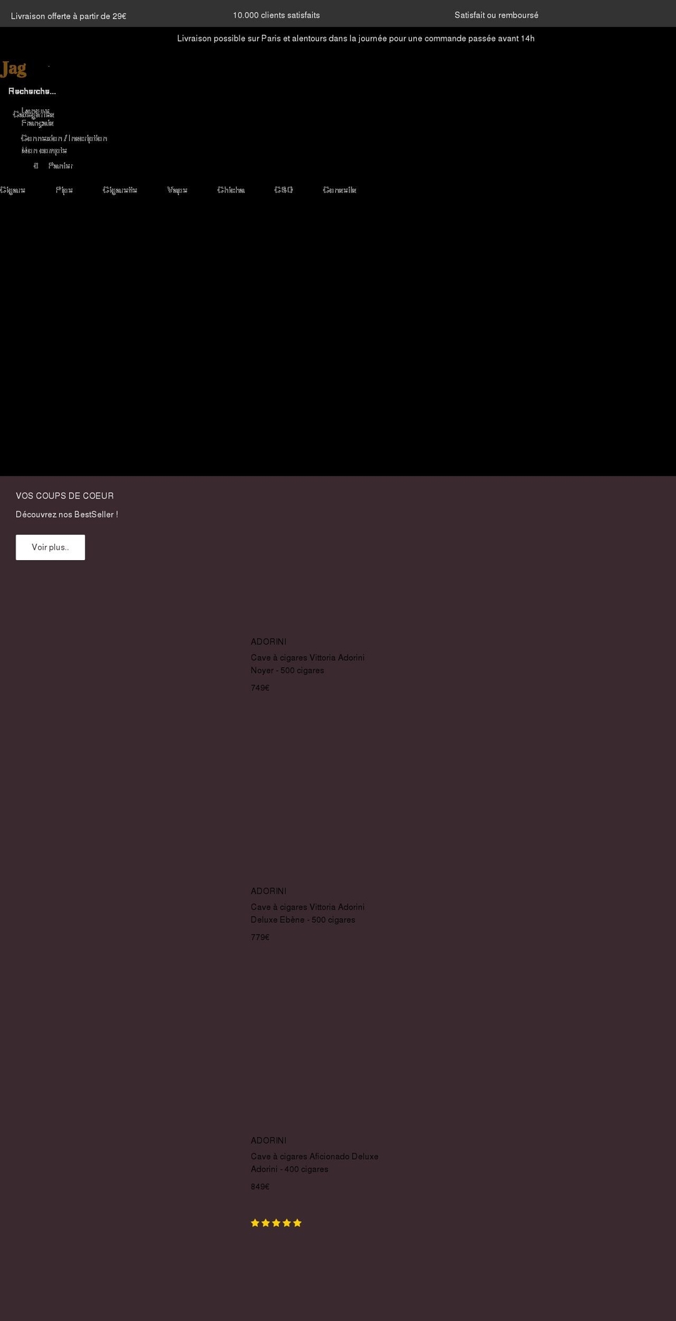 jagsmoke.com shopify website screenshot