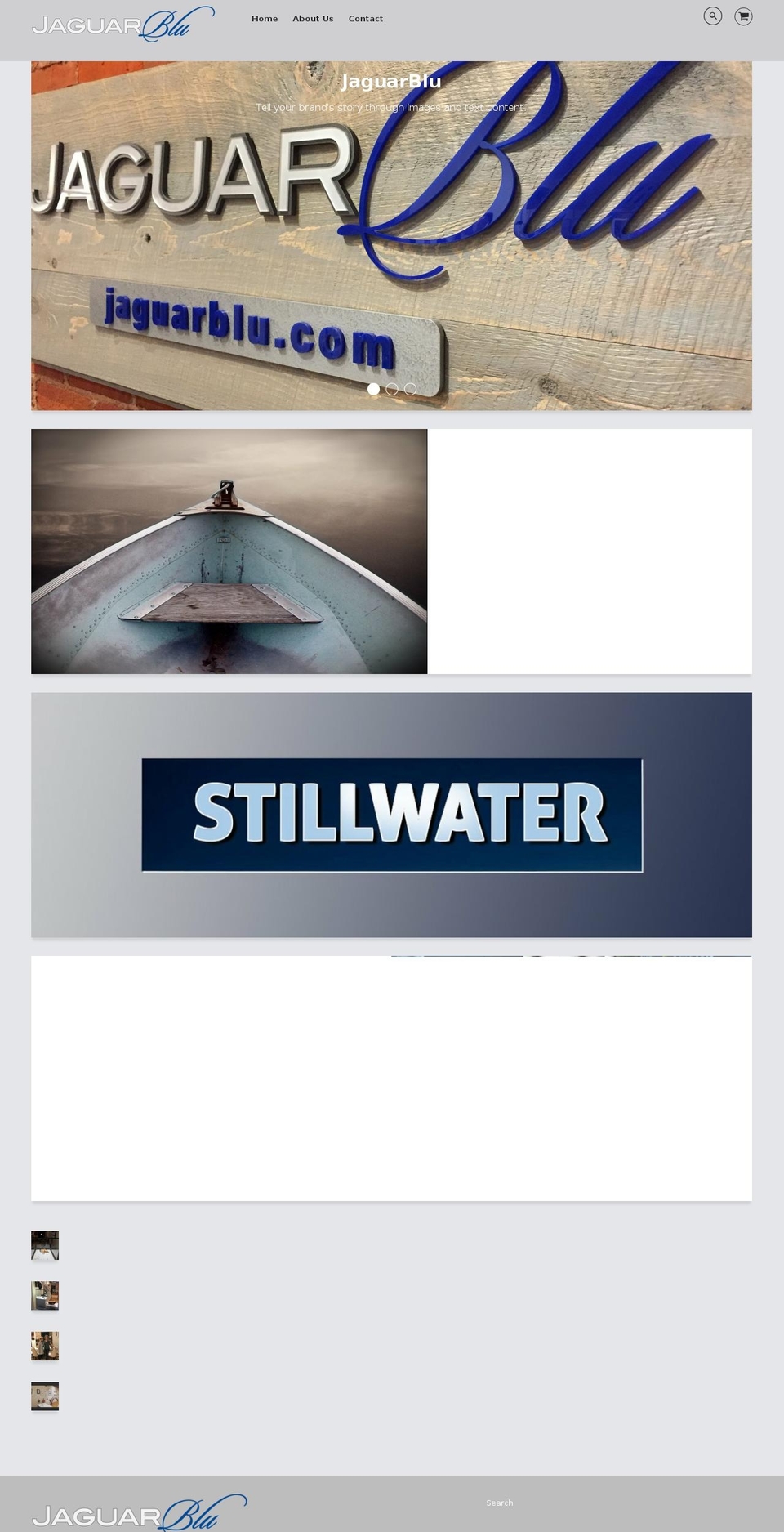 jaguarblu.com shopify website screenshot