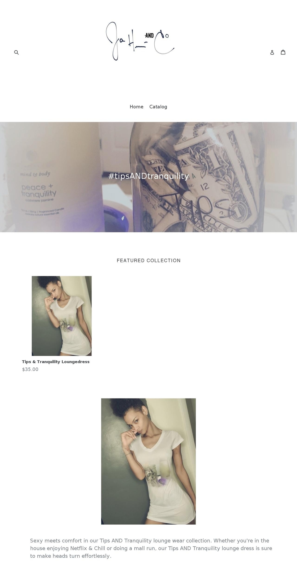 jahenneci.com — Shopify storefront screenshot